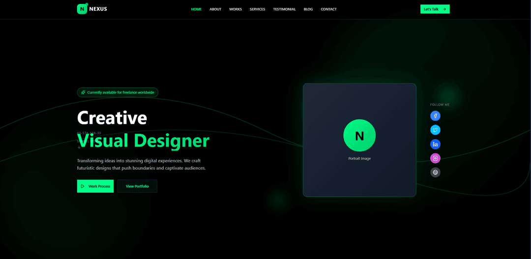 Futuristic Digital Agency